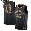 NBA Toronto Raptors Trikot Pascal Siakam 43 Nike 2022-23 City Edition Schwarz Swingman - Kinder